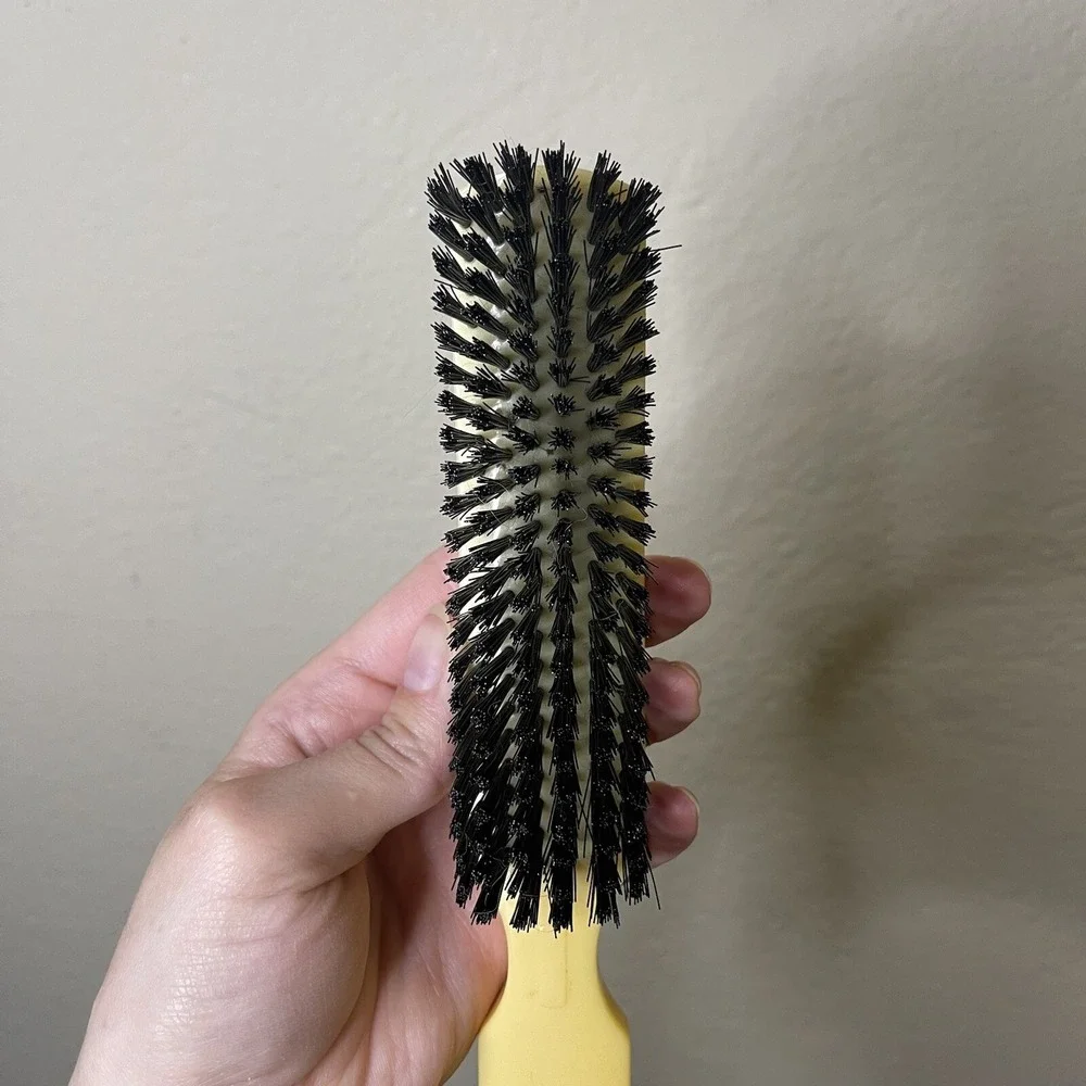 Vintage FULLER nylon Bristle Hair Brush‎ 6 Rows 8